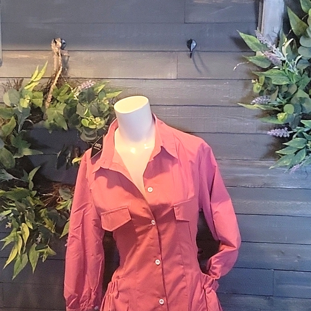 Pink Trench Coat Zaful